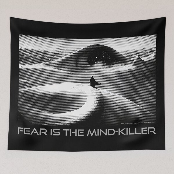 Item preview, Dune - Fear is the mind-killer / Dark Version designed and sold by Innersea.