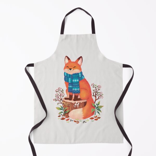 Item preview, Cozy Scarf Fox: Fall in the Woodlands designed and sold by michelledraws.