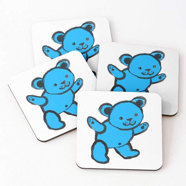 Item preview, Sky blue Teddy bear designed and sold by Lemontreeart63.