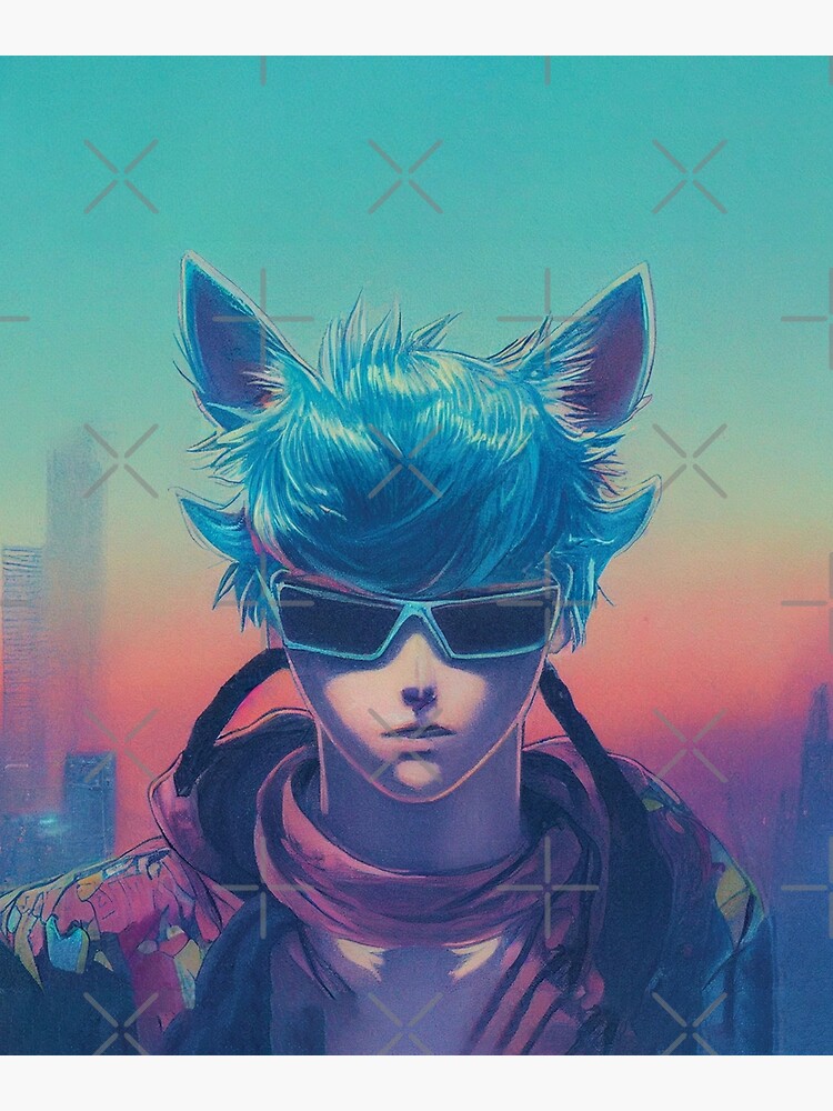 Futuristic anime CatBoy gifts for manga lovers Poster for Sale by  MobiusSpot
