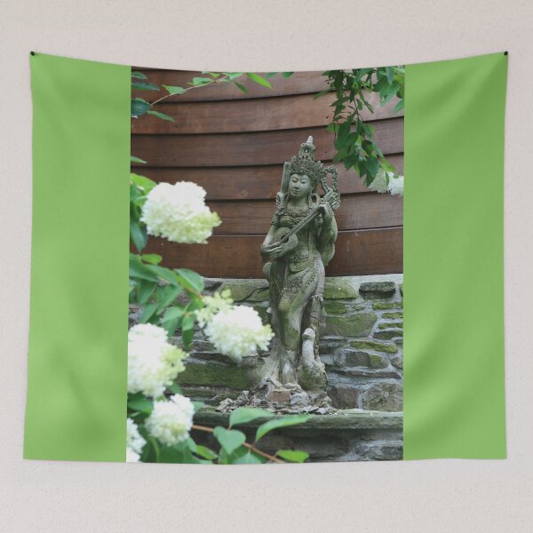Item preview, In the Garden - Hindu Goddess of Wisdom - Saraswati designed and sold by picturedlcphoto.