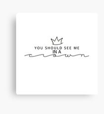 Moriarty Quote Canvas Print