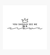 Moriarty Quote Photographic Print