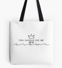 Moriarty Quote Tote Bag