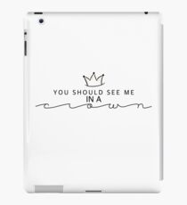 Moriarty Quote iPad Case/Skin