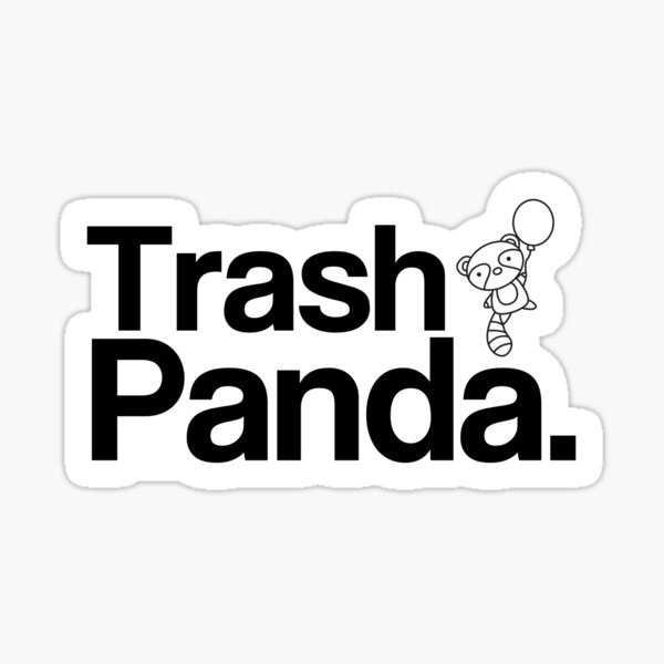 Panda Poubelle Sticker