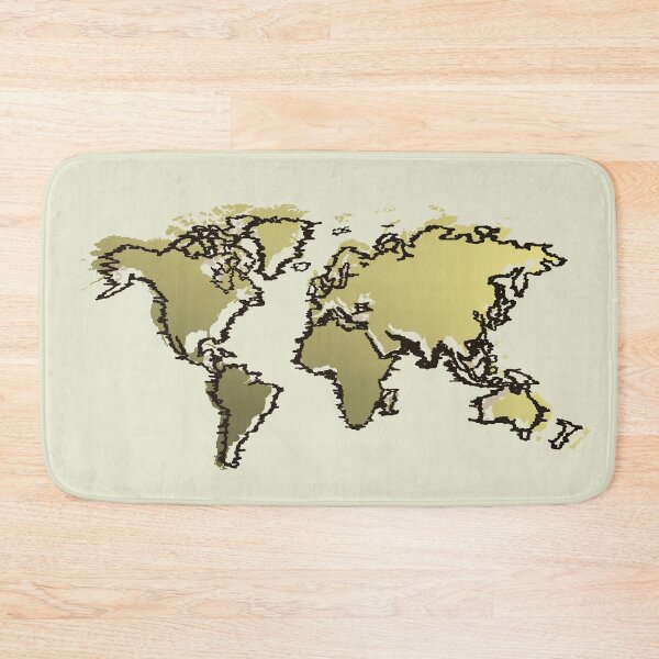 Item preview, boho world map designed and sold by AlbertoRuiZ.