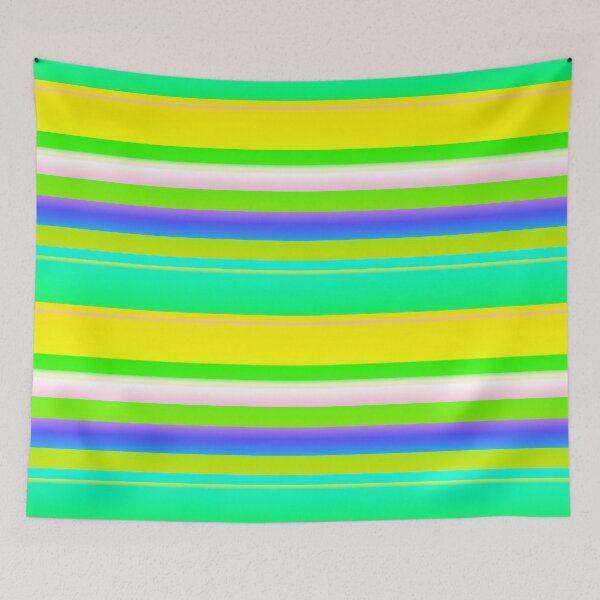Item preview, yellow green blue colors | bright kidcore colors pattern designed and sold by lausn.
