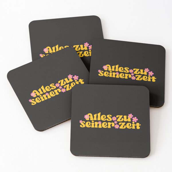 Item preview, All in good time in German saying designed and sold by Emotionville.
