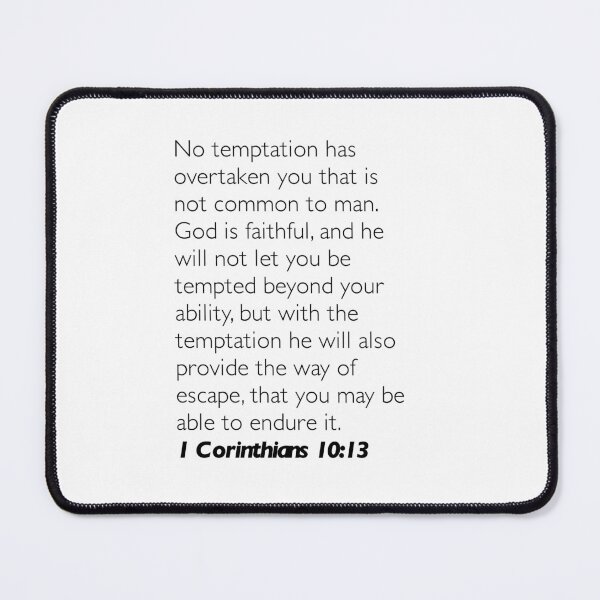 Item preview, 1 Corinthians 10:13 verse designed and sold by IsraWiss.