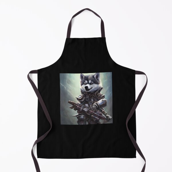 Item preview, AI Generated Art, War Husky/Pomsky designed and sold by RabbitHoleMI.