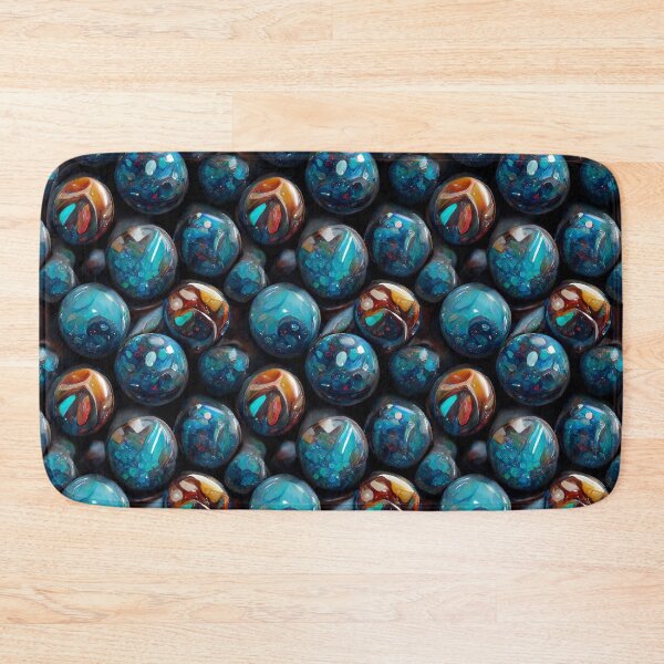 Item preview, Blue marbles - A designed and sold by arabesquets.