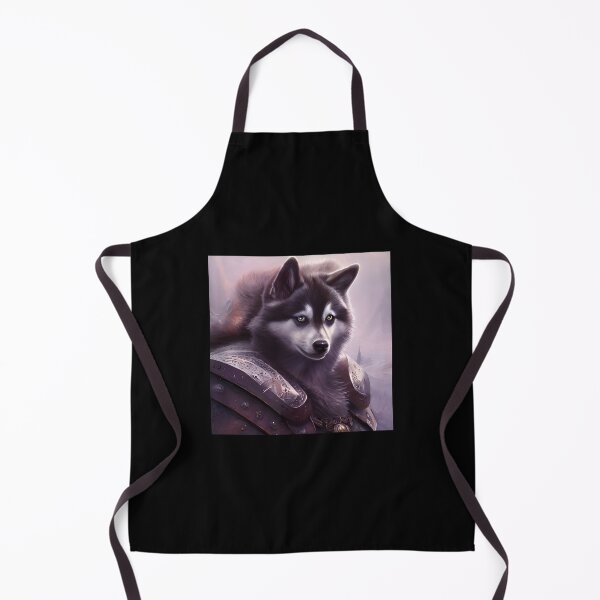 Item preview, AI Generated Art, War Husky/Pomsky designed and sold by RabbitHoleMI.