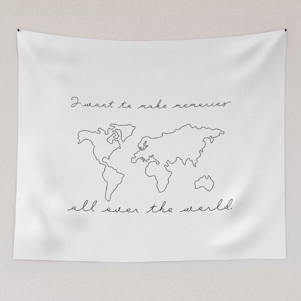 Item preview, I want to make memories all over the world. designed and sold by creative-duo.