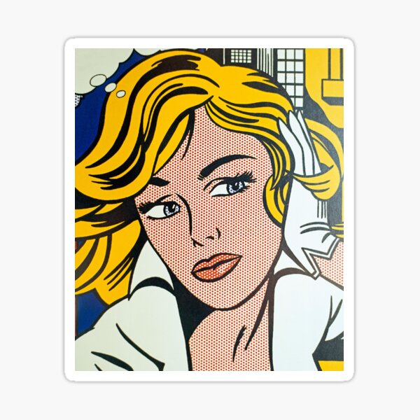 Roy Lichtenstein M Maybe New Hd Print On Canvas Ready To Hang Large Size Picture Beautiful