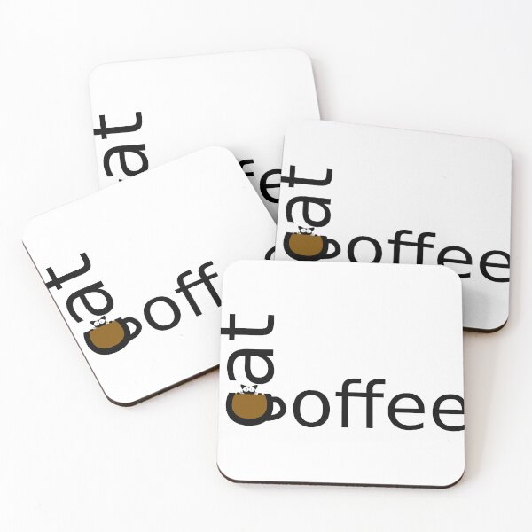 Item preview, cat and coffe designed and sold by Amadej.