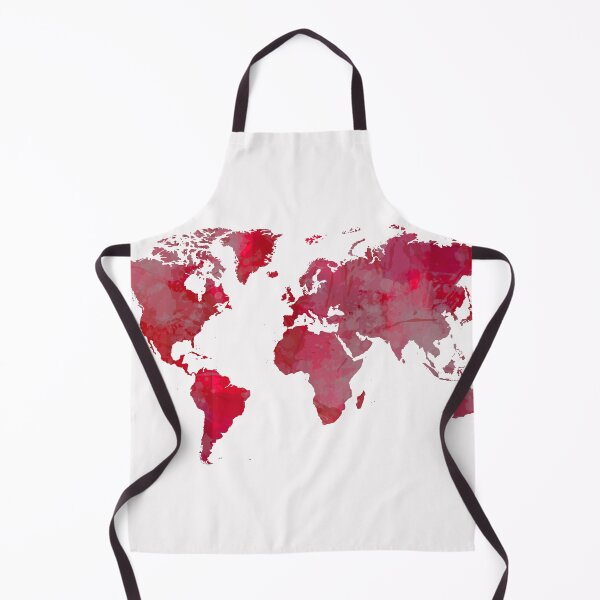 Item preview, Red grungy world map designed and sold by AlbertoRuiZ.
