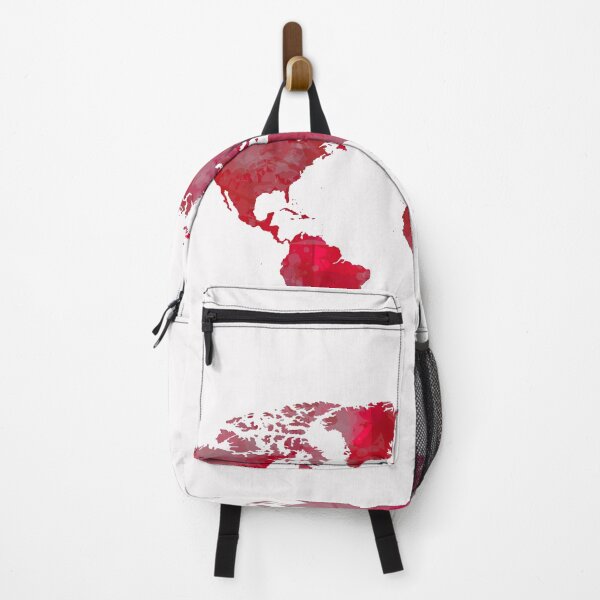 Item preview, Red grungy world map designed and sold by AlbertoRuiZ.