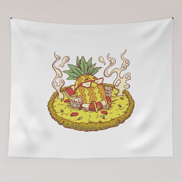 Item preview, Pineapple Chilling on top of Pizza designed and sold by bennetthuskers.