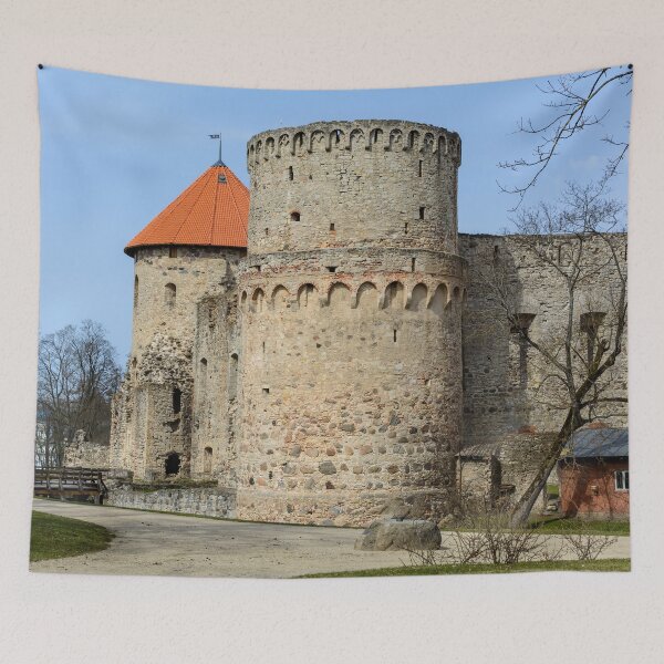 Item preview, Ruins of medieval castle in Cesis, Latvia designed and sold by lena-maximova.