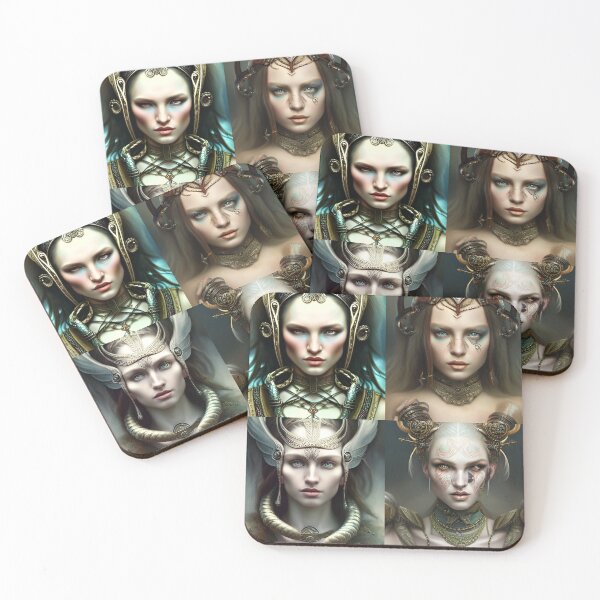 Item preview,  four viking girls designed and sold by Pentazoa.