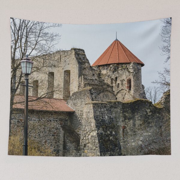 Item preview, Ruins of medieval castle in Cesis, Latvia designed and sold by lena-maximova.