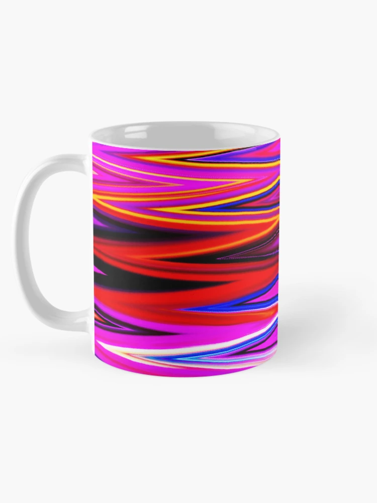 Thumbnail 5 of 6, Coffee Mug, Color Combination Pattern, Retro Abstract Multi Color Pattern designed and sold by Mr-true-design.