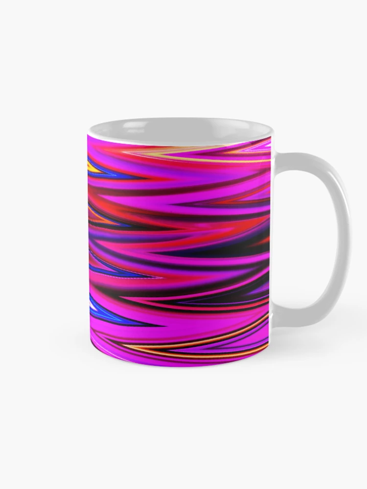 Thumbnail 3 of 6, Coffee Mug, Color Combination Pattern, Retro Abstract Multi Color Pattern designed and sold by Mr-true-design.