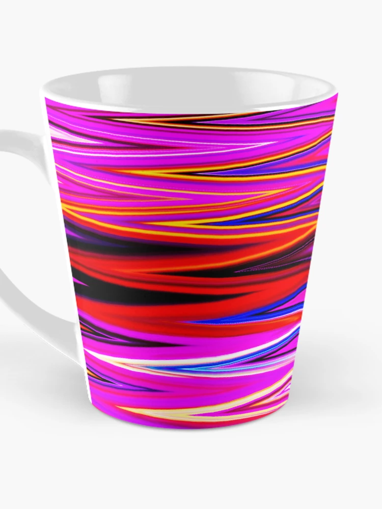 Thumbnail 3 of 4, Coffee Mug, Color Combination Pattern, Retro Abstract Multi Color Pattern designed and sold by Mr-true-design.