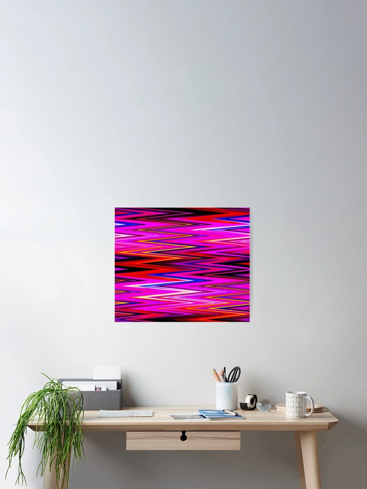 Thumbnail 2 of 3, Poster, Color Combination Pattern, Retro Abstract Multi Color Pattern designed and sold by Mr-true-design.