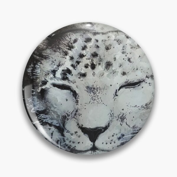 Item preview, Snoozing Snow Leopard designed and sold by Amanda Richmond.