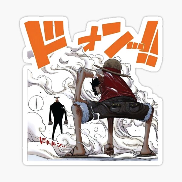 Luffy Gear 2 Minimalist Design | Sticker