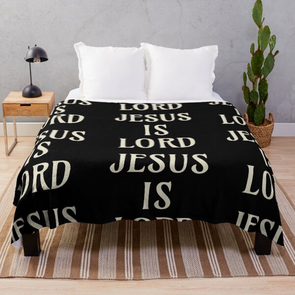 Item preview, “Jesus is Lord” motivational quote -off white text designed and sold by gobbieshoppe.