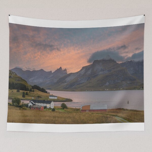 Item preview, Beautiful Lofoten Norway Sunset designed and sold by PhotoArt by Joan Carroll.