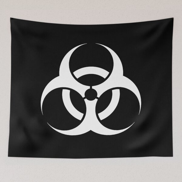 Item preview, Biohazard (white) designed and sold by Niteshift-.