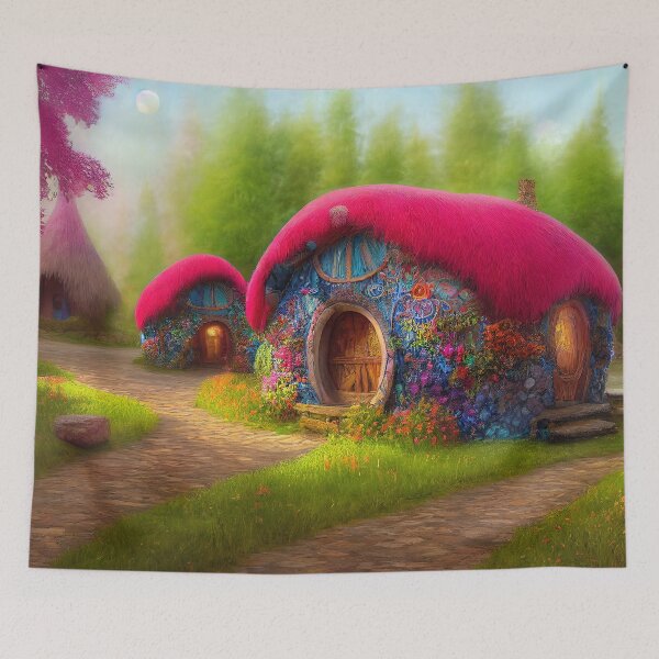 Item preview, Cute Fantasy Cottage designed and sold by ArtManifestor.