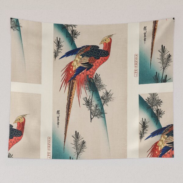 Item preview, Pheasant and Small Pine designed and sold by Maeki54.