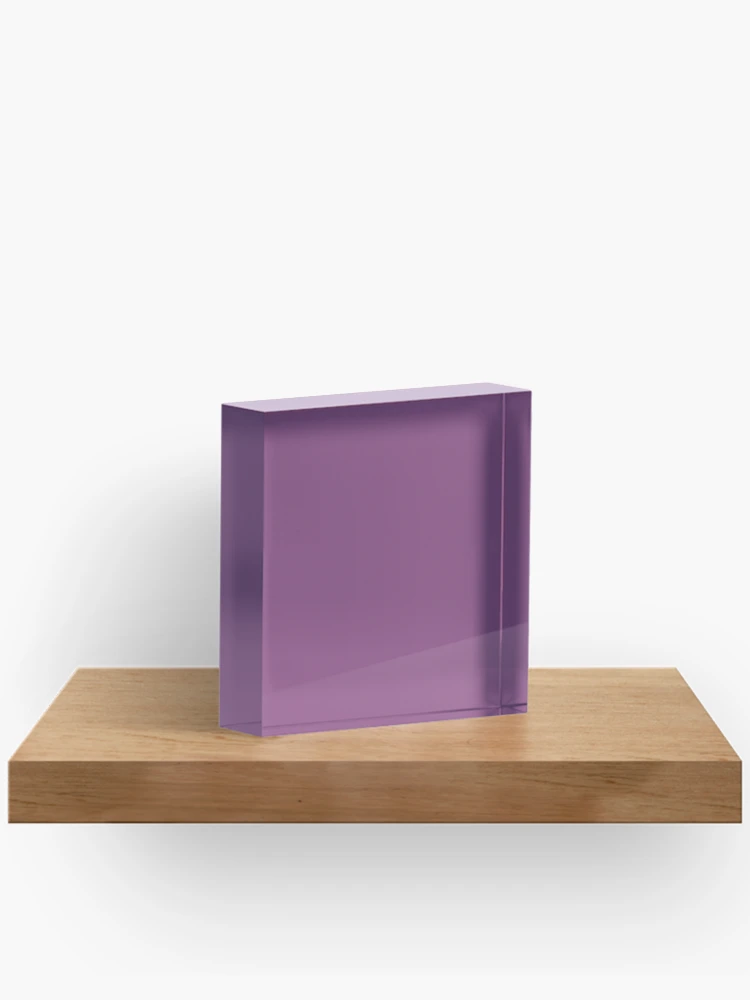 Thumbnail 2 of 5, Acrylic Block, Deep Purple Raspberry designed and sold by Mindi Maxine.