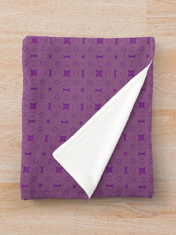 Thumbnail 3 of 6, Throw Blanket, Deep Purple Raspberry designed and sold by Mindi Maxine.