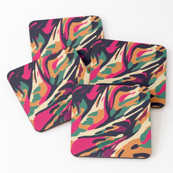 Item preview, Abstract Colorful Camo Seamless Pattern designed and sold by MadSwellDesigns.