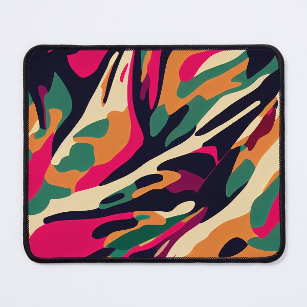 Item preview, Abstract Colorful Camo Seamless Pattern designed and sold by MadSwellDesigns.