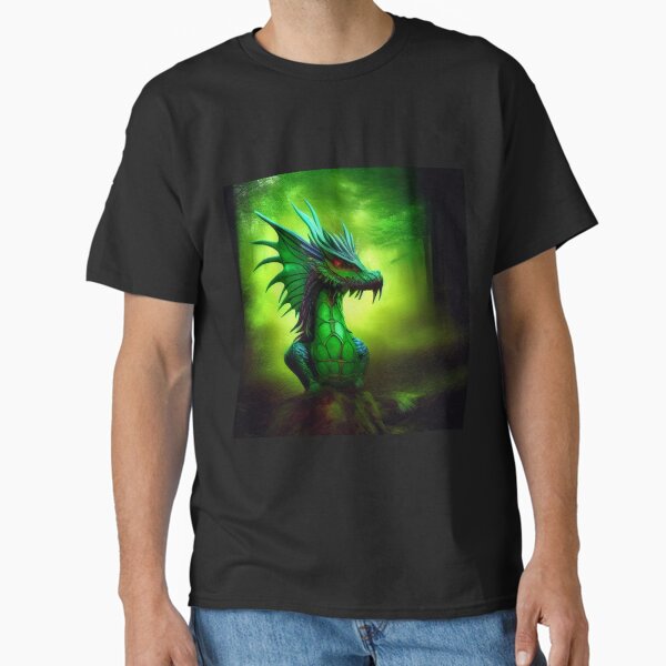 Spiny Green Baby Dragon Classic T-Shirt