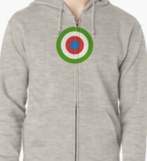 Roundel of Equatorial Guinea Air Force Zipped Hoodie