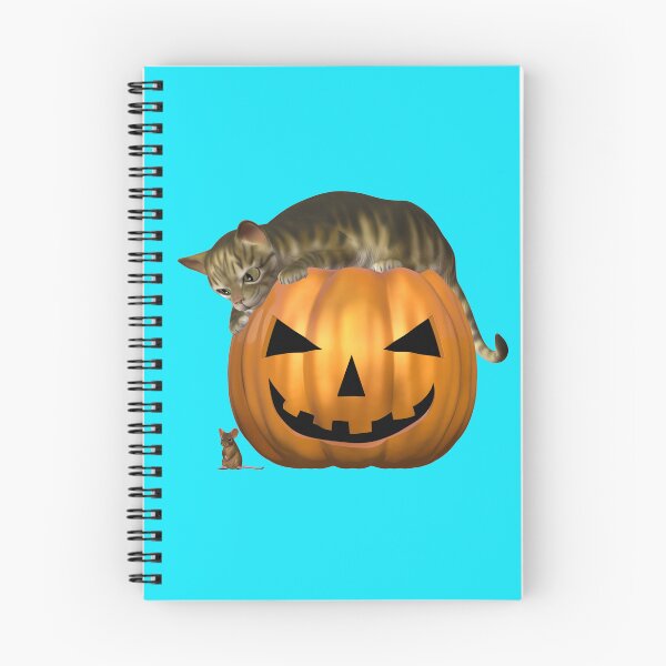 Item preview, Pumpkin-Perching Pouncing Puss designed and sold by snuurg.