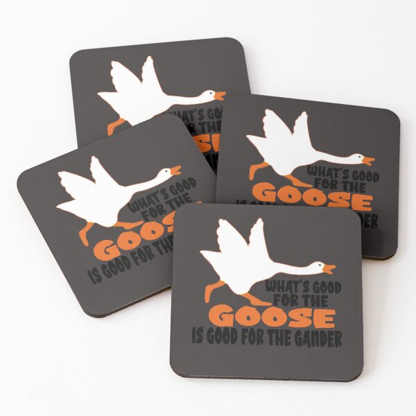 Item preview,  what's good for the goose is good for the gander funny quote sticker designed and sold by Morja2015.