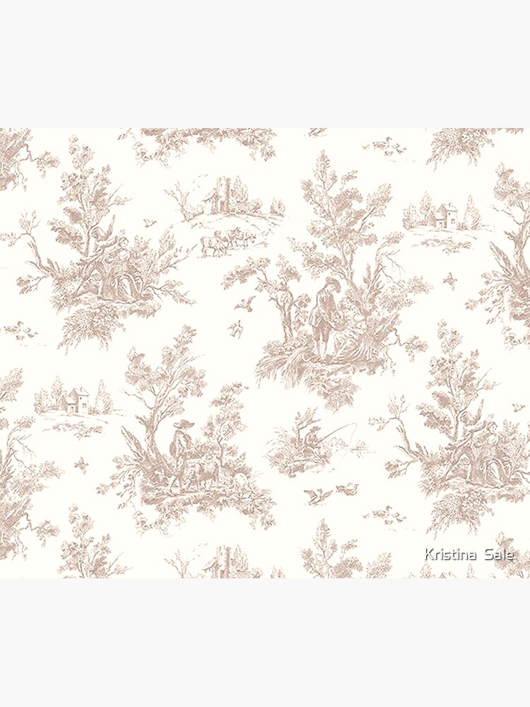 Discover The Woods French Toile Shower Curtain