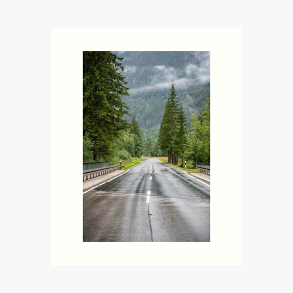 The road to somewhere. Art Print