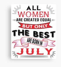 JULY WOMAN Canvas Print