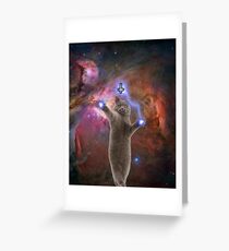 Devil Cat Greeting Card