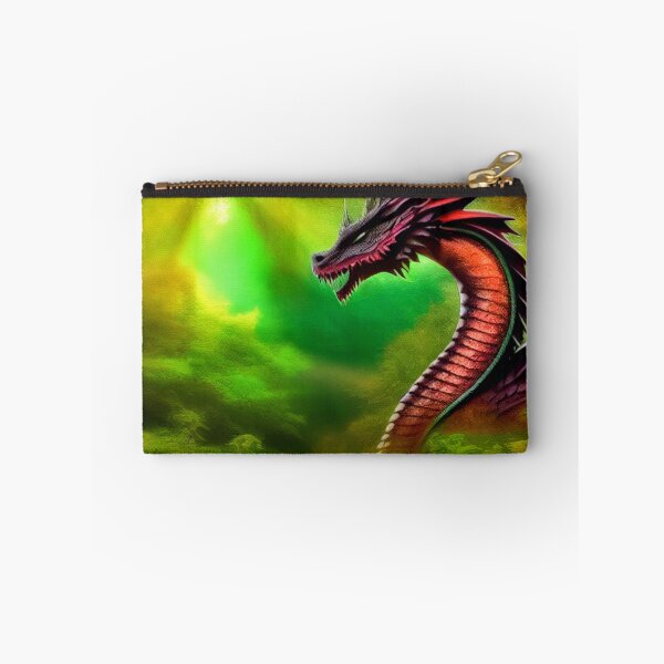 Item preview, Purple and Red Dragon in the Forest Light designed and sold by dragynrain.